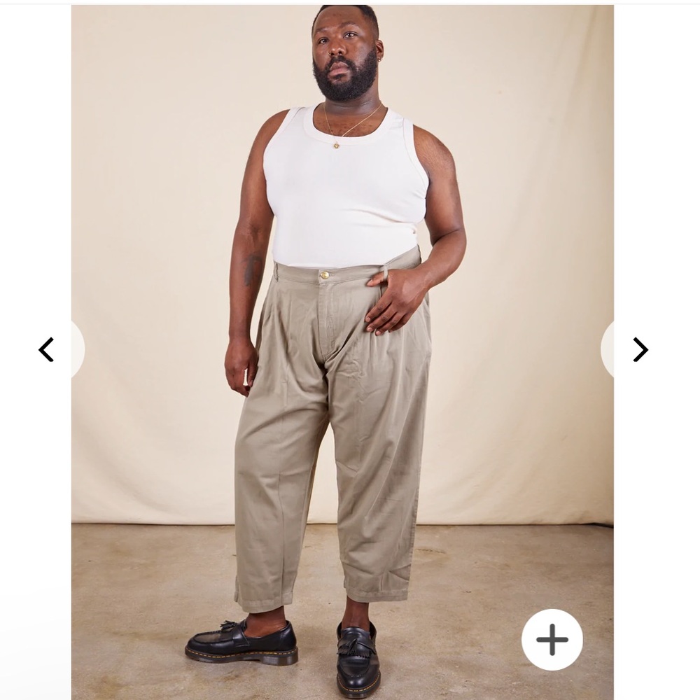 Big Bud Press Trousers - Khaki Grey NEW